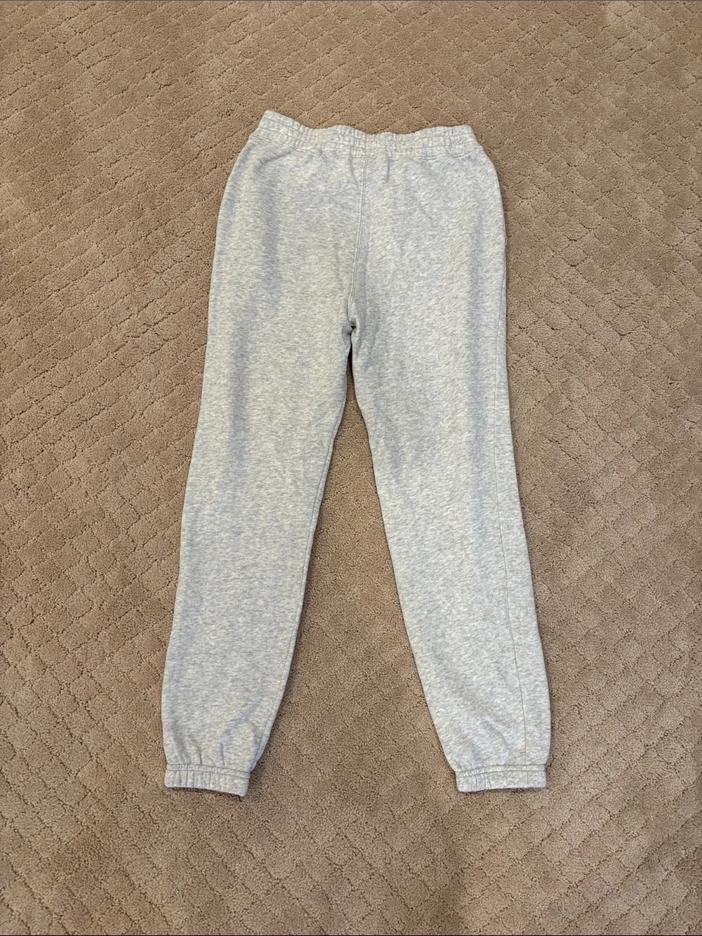 abercrombie kids Light Gray Heather Jogger Sweatpants
